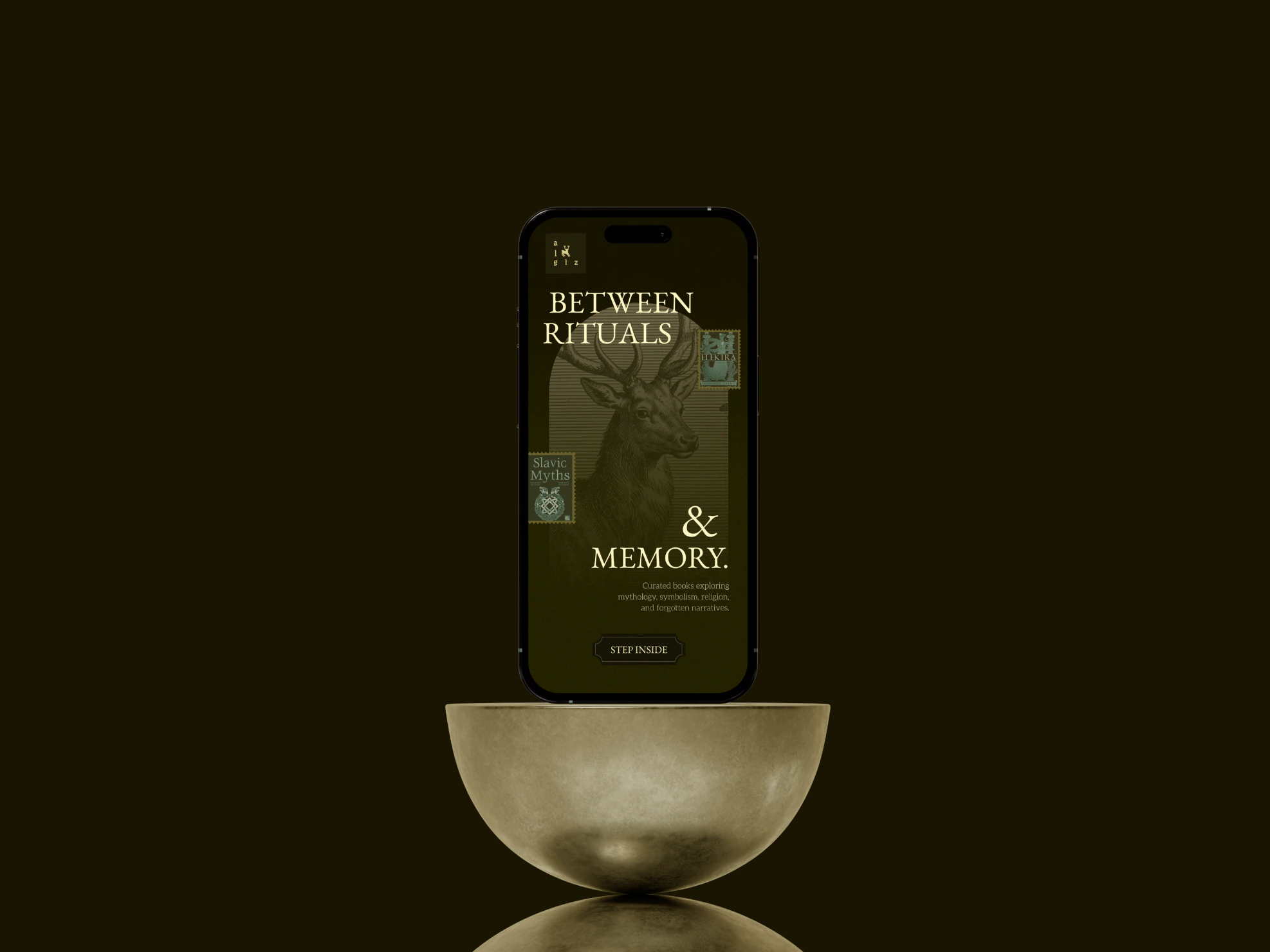 Algiz branded print mockup