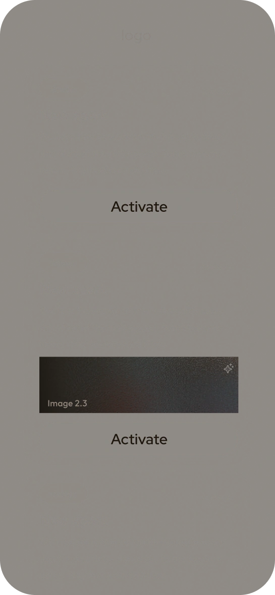 Spark list with tagged cards and activate actions